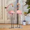 Flamboyant Flamingo Garden Stakes (Set of 2)