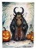 Krampus The Christmas Demon Spooky Halloween Garden Flag Mailbox Flag Decorative Yard Flag Banner Outside Patio Artwork Yard Flower Beds, Garden Size