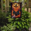 Chow Chow Witchy Halloween Garden Flag Mailbox Flag Decorative Yard Flag Banner Outside Patio Artwork Yard Flower Beds, Garden Size, Multicolor