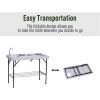 Portable Folding Camping Table with Sink / Dining Table