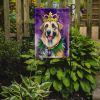 Anatolian Shepherd Dog King of Mardi Gras Garden Flag Mailbox Flag Decorative Yard Flag Banner Outside Patio Artwork Yard Flower Beds, Garden Size