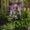 Australian Cattle Dog King of Mardi Gras Garden Flag Mailbox Flag Decorative Yard Flag Banner Outside Patio Artwork Yard Flower Beds, Garden Size