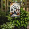 Mariachi Skeleton Band Spooky Halloween Garden Flag Mailbox Flag Decorative Yard Flag Banner Outside Patio Artwork Yard Flower Beds, Garden Size