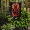Irish Setter Witchy Halloween Garden Flag Mailbox Flag Decorative Yard Flag Banner Outside Patio Artwork Yard Flower Beds, Garden Size, Multicolor