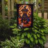 Australian Terrier Witchy Halloween Garden Flag Mailbox Flag Decorative Yard Flag Banner Outside Patio Artwork Yard Flower Beds, Garden Size