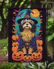 Havanese Witchy Halloween Garden Flag Mailbox Flag Decorative Yard Flag Banner Outside Patio Artwork Yard Flower Beds, Garden Size, Multicolor