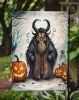 Krampus The Christmas Demon Spooky Halloween Garden Flag Mailbox Flag Decorative Yard Flag Banner Outside Patio Artwork Yard Flower Beds, Garden Size