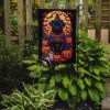 Black Pug Witchy Halloween Garden Flag Mailbox Flag Decorative Yard Flag Banner Outside Patio Artwork Yard Flower Beds, Garden Size, Multicolor